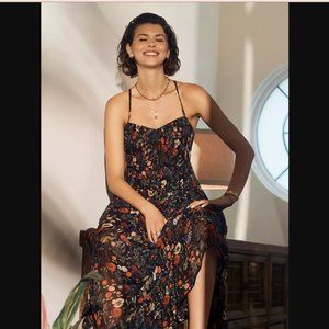 Anthropologie Payal Jain Asymetrical Maxi Dress